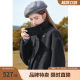 Betu Baitu sheep wool coat, high-end and temperament, stand collar, mid-length double-sided wool coat