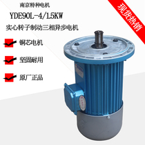 YDE90L-4 1 5KW solid rotor brake motor Nanjing special lifting motor wagon running motor