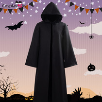 Halloween 2021 new mens death cloak cosplay Universal black cloak Jedi warrior cloak