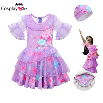 Childrens Magic Full House Cos Encanto Swimwear Girls Connected Wears Cosplay Costume