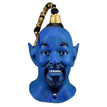 Aladin God Lantern Cos Elf Smith Blue Cosplay Mask Headgear Mask Helmet
