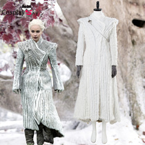 Quan Tour Season 7 Dragon Mother Daenerys Targaryen cosplay Clothing Snow Skirt