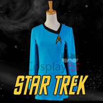 star trek cos star trek TOS basket dress red dress with embroidered seal full set of cosplay clothing women
