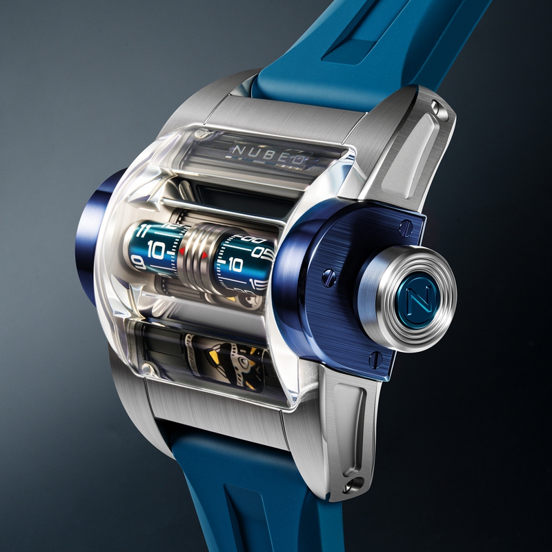Nubeo Retro Futuristic Continuum Series Roller Time-Reading Automatic Mechanical Watch 6137 Luminous Nubeo Retro Futuristic Continuum Series Roller Time-Reading Automatic Mechanical Watch 6137 Luminous
