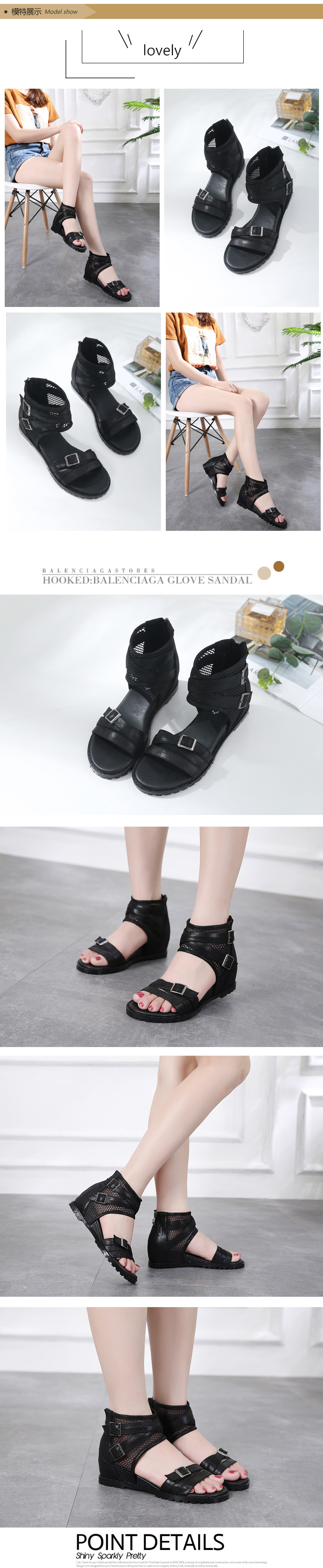F8615 720K GIÀY DÉP SANDAL NỮ GUATDU TĂNG CHIỀU CAO ĐẾ XUỒNG GIÀY DÉP NỮ G02 SẢN PHẨM MỚI