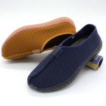 Xiang brand monk shoes mens and womens spring summer and autumn elastic flying woven mesh surface Chinese style Zen monk shoes Soft-soled meditation shoes