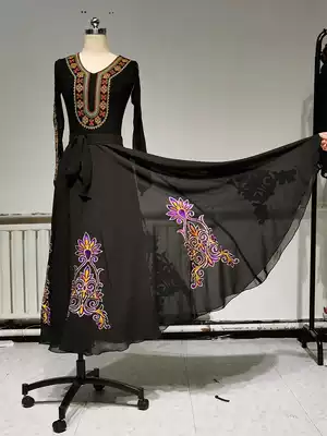 Dance by Art Library Uyghur Uyghur Uighur dance uniform female adult body suit art test body training dance gymnastics uniform