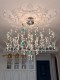 French-Style Light Luxury Crystal Living Room Chandelier, Designer Firefly Villa Lobby Main Light, Atmospheric Dining Room Chandelier