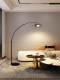 Minimalist Italian-Style Floor Lamp Next to the Sofa in the Living Room, Fishing Lamp, High-End Light Luxury, Simple Bedroom Eye-Protecting Standing Lamp