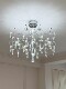 New French-Style Light Luxury Living Room Crystal Chandelier, High-End Firefly Design, Elegant and Grand for Villa, Dining Room, and Bedroom Main Lighting