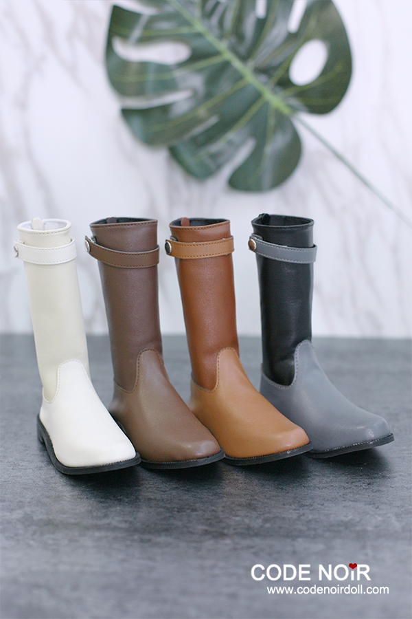 (CODENOIR) Spot 3 Men's Girl SD BJD Doll Shoes-Long Boots