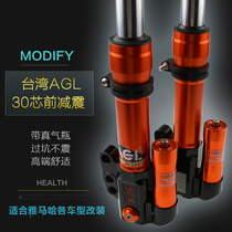 Fast AGL front shock absorber 30 33-core front fork Fuxi ghost Qiaoge I Fast Eagle battle modified shock absorber