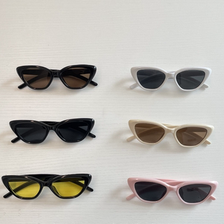 2025 summer girls retro style concave shape sunglasses visor ins children baby korean cat eye glasses