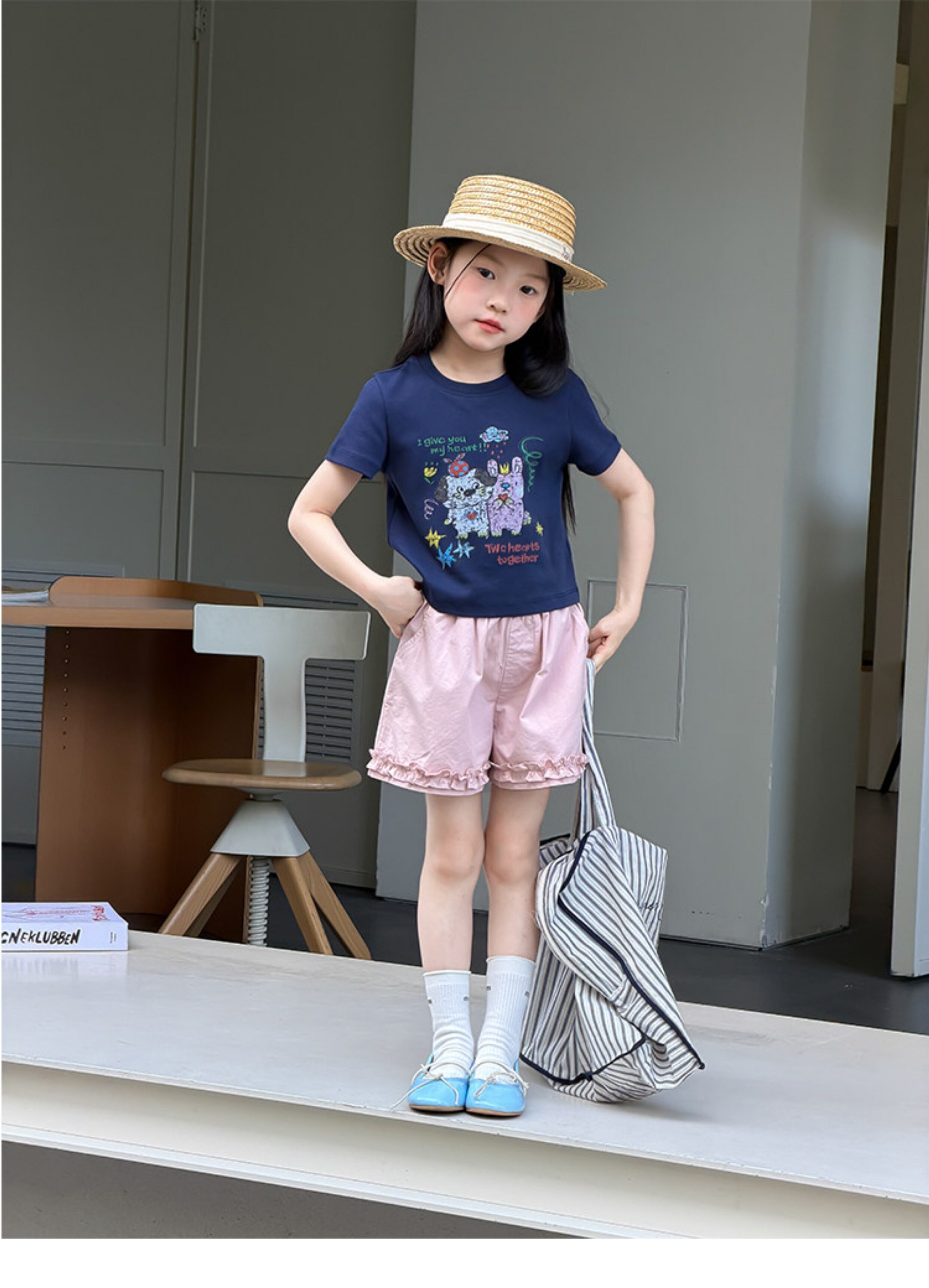 女童夏季花边纯棉短裤儿童百搭甜美可爱清爽阔腿裤宝宝五分裤子潮 — 29