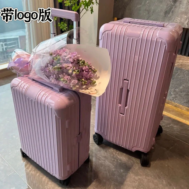 Thickened Trunk Square Suitcase Essential Carry-On Suitcase Celebrity Style Luggage Box Study Abroad Suitcase