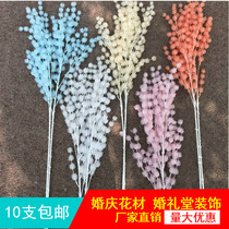  Wedding simulation lover fruit simulation bouquet Happy fruit Net red forest wedding decoration hotel flower arrangement road leading flowers