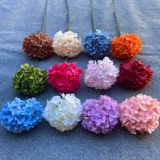 Одиночная гидрангея симуляция цветочного тисненого букета букет гостиной обеденный стол