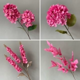 Свадебные розовые красные цветы симуляция цветочные фальшивые листья, листовый Hixton Wedding Hall Мягкая мебель