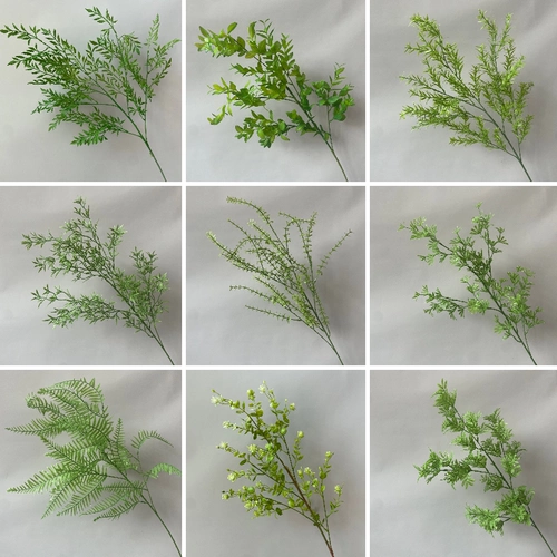 Мори свадебное зеленое свадебное симуляция евальского листья с фальшивой травой зеленые растения листья яблони декоративные цветочные композиции