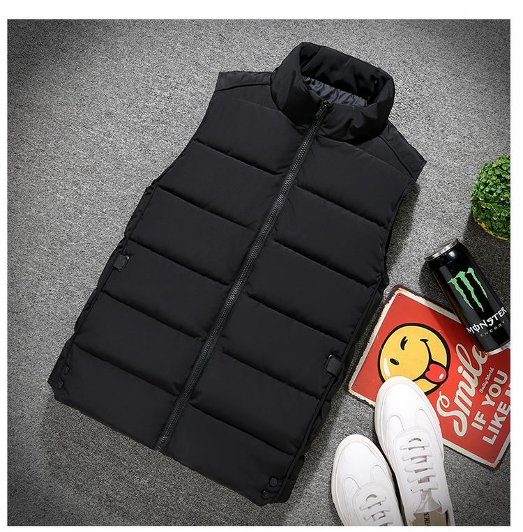 Vest nam mùa thu và mùa đông Phiên bản Hàn Quốc giản dị xuống áo vest nam cộng với phân bón XL vest vai chất béo dày vest áo ba lỗ tập gym