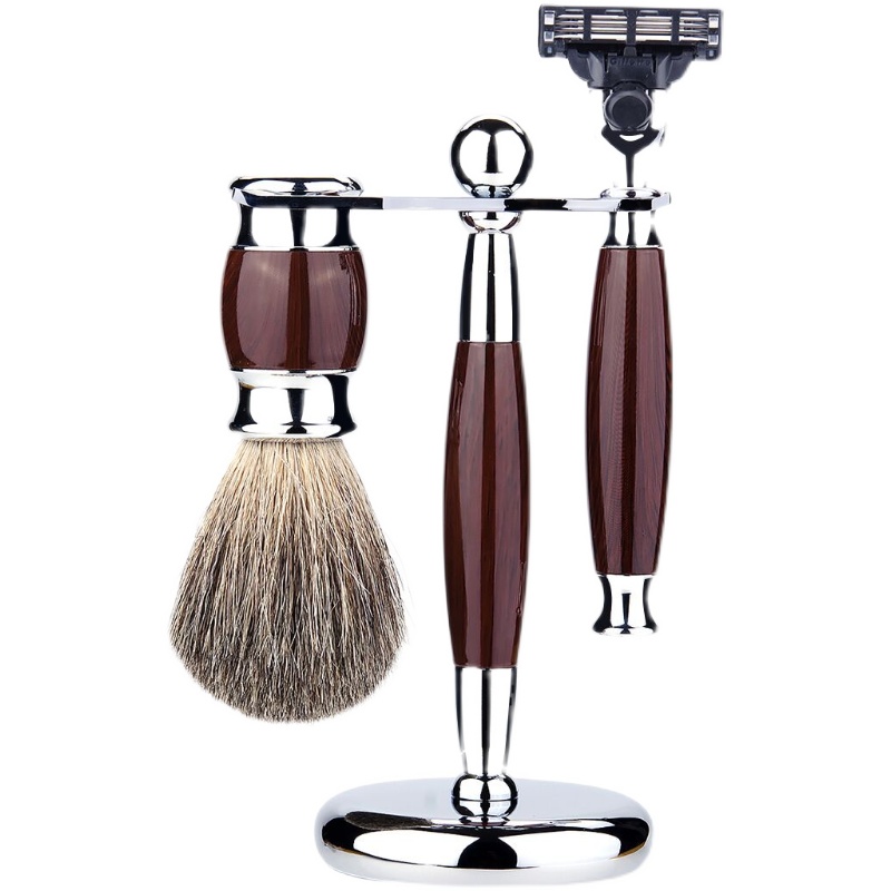 Old fashioned razor shave knife men shaving foam brushed shelving wow wow hair shave suit