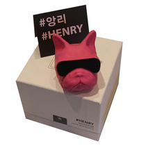 Spot South Korea HENRY INK BULLDOG Inside Interior Furnishing Car On-board Incense Smoke Scented GIFT BOX