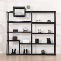 Customized shoe shop shoe rack display rack shoe shop shelf shopping mall multi-layer window shoe rack bag shelf
