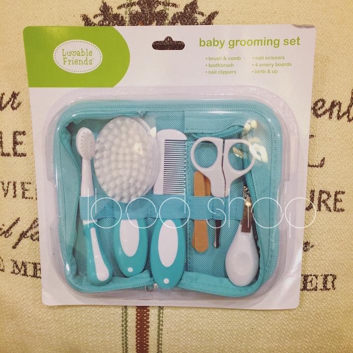 Luvable Friends baby nail clippers comb toothbrush bath brush baby nail scissors care set
