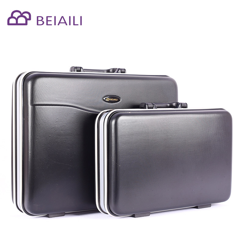 Beieli ABS portable password box Business briefcase Tool and instrument box Home storage document information boarding
