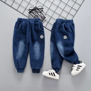 z Live 2 bé trai và bé gái dệt kim jeans và nhung giả dày 25