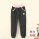 Quần bé gái 2018 thu đông và quần thể thao trẻ em cộng với quần cotton nhung dày cho bé gái Hàn Quốc quần âu quần legging cho bé gái