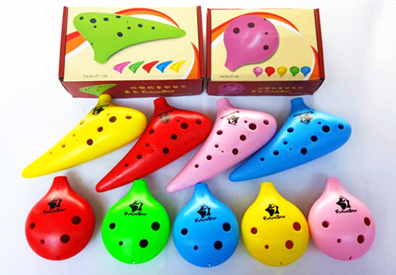 Six holes twelve holes in sound AC plastic Tao flute in tone C Tune Plastic 6 Holes 12 holes Tao flute