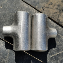 Stainless steel thick wall tee 2205 310 316 material national standard thick wall seamless high pressure resistant variable diameter tee joint