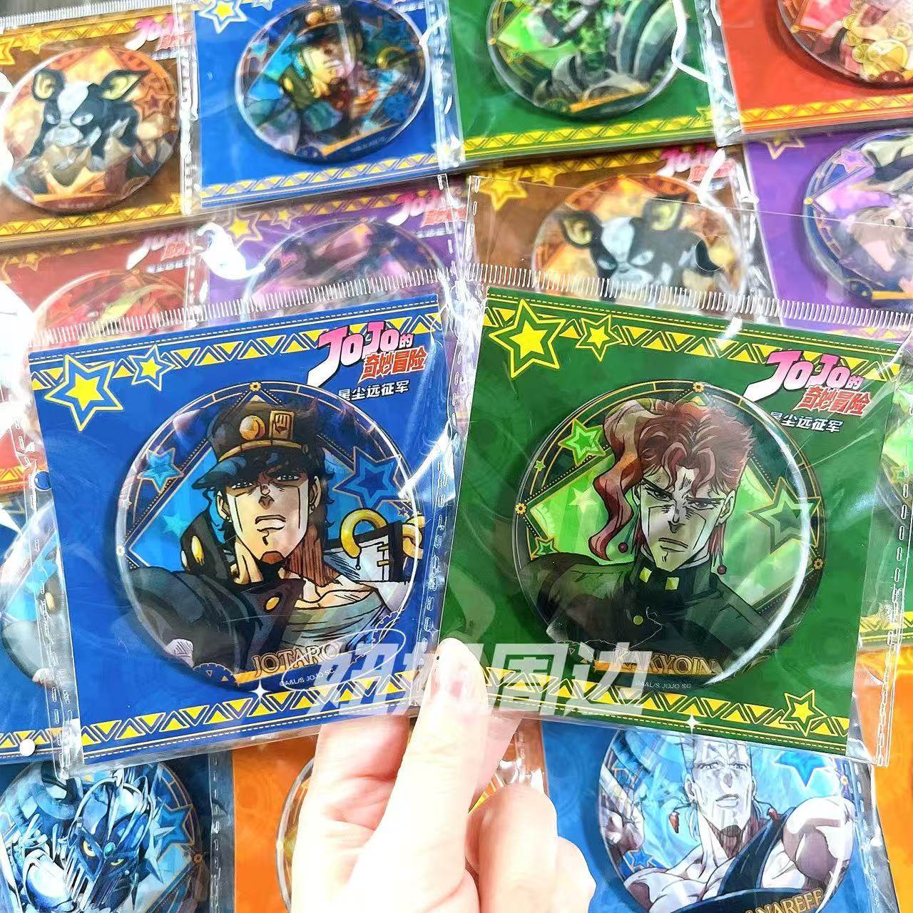 【Guan Gu】Jojo's Bizarre Adventure Stardust Expedition Corps Grating Badge/Bar Badge Kakyoin Official Edition
