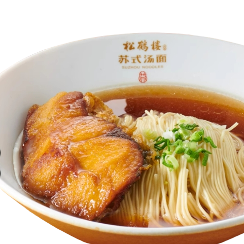 真尝家松鹤楼旗舰店苏式汤面细面条速食面