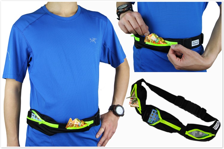GoOut ba phiên bản bỏ túi chạy marathon đi xe đạp thể dục đi bộ đường dài không thấm nước điện thoại đàn hồi - Túi túi đeo bụng chạy bộ thể thao