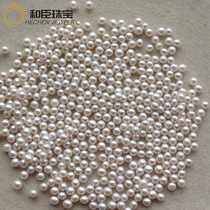 1-2-3-4mm round natural freshwater pearl bare beads non-porous particles loose beads ring jewelry inlay DIY