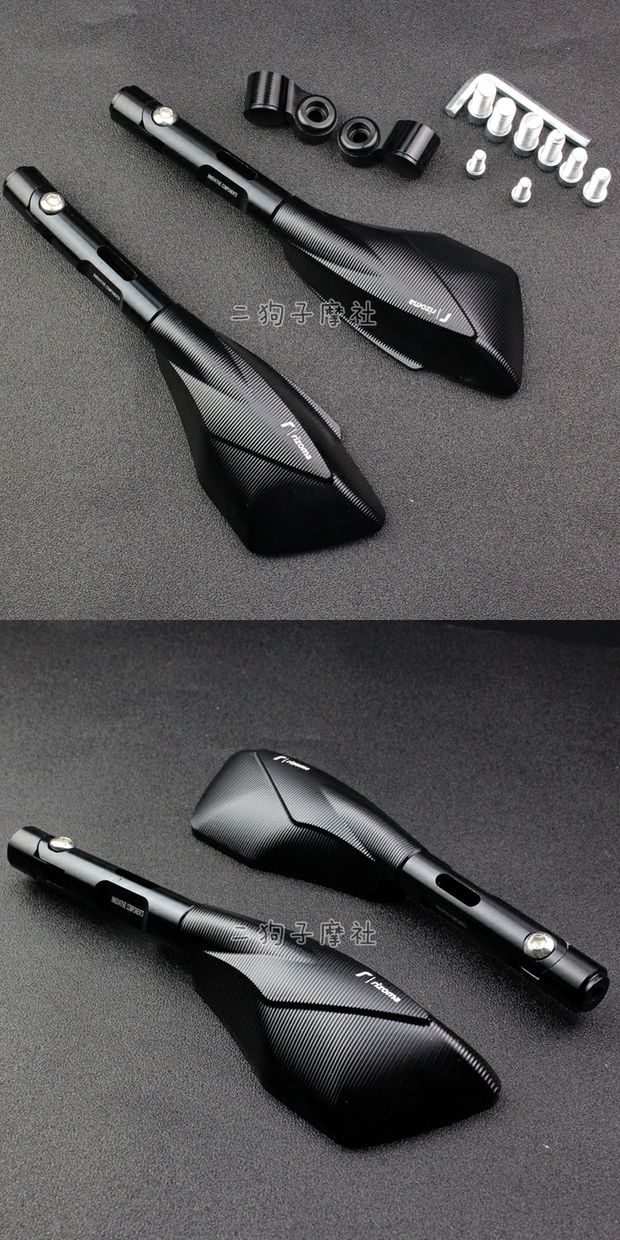Ducati 695 696 795 796 821 Street Fighter 848 1100 Gương chiếu hậu CNC được sửa đổi - Xe máy lại gương gương xe máy siêu nhỏ
