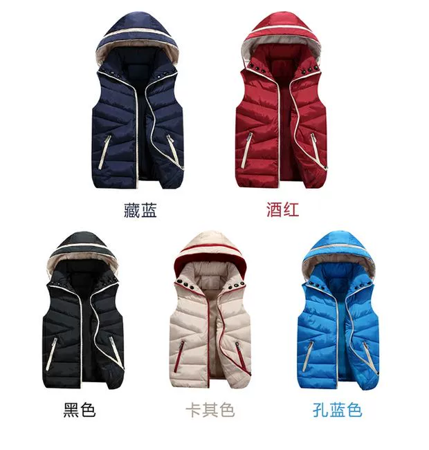 Áo vest trẻ em cotton mùa thu và mùa đông cho bé trai Áo vest trẻ em lớn cho bé gái áo vest gia đình gồm ba áo khoác ba mẹ con áo gile xốp cho bé