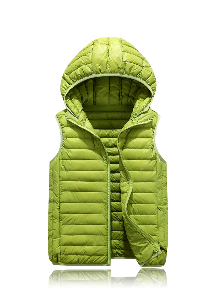 2017 gia đình trẻ em mới được trang bị áo khoác cotton nhẹ áo khoác nam và nữ vài bộ quần áo cotton vest vest giản dị áo khoác ba lỗ có mũ bé gái