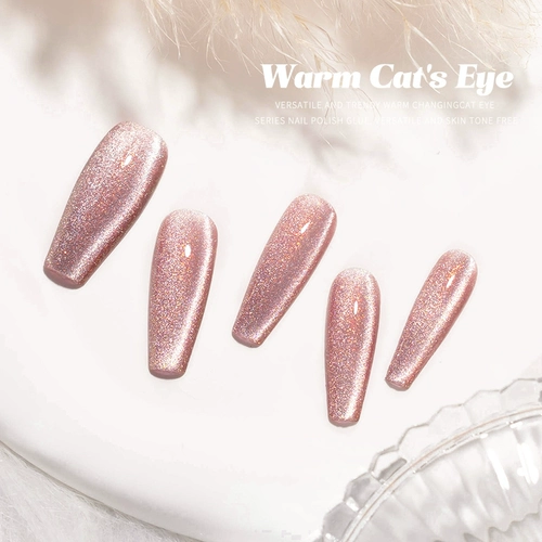 Лак для ногтей, блестки для ногтей, лампочка, кошачий глаз, 2025 года, новая коллекция, «Холодное сердце»