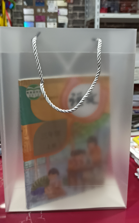 Spot pp transparent sand handbag gift makeup bag PVC custom plastic bag waterproof packaging bag