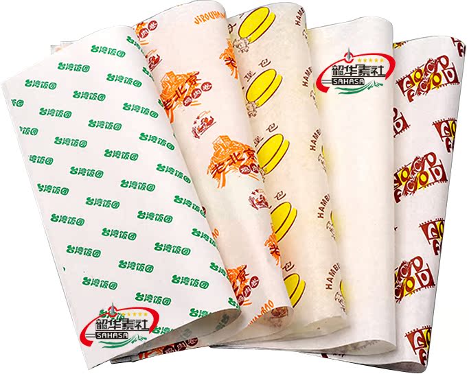 Burger Paper Food Packaging Paper Chicken rolls toilet paper Anti-oil paper disposable eco-friendly wrapping paper 1000 sheets