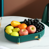 Creative living room coffee table fruit plate ornaments light luxury fruit plate modern simple household candy dried fruit sundries storage plate