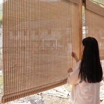 Custom Bamboo Curtain Bamboo Door Curtain Bamboo Curtain Tea Building Bamboo Curtain Partition Pushdoor Filament Bamboo Curtain Bamboo Curtain Shading Roller Blind