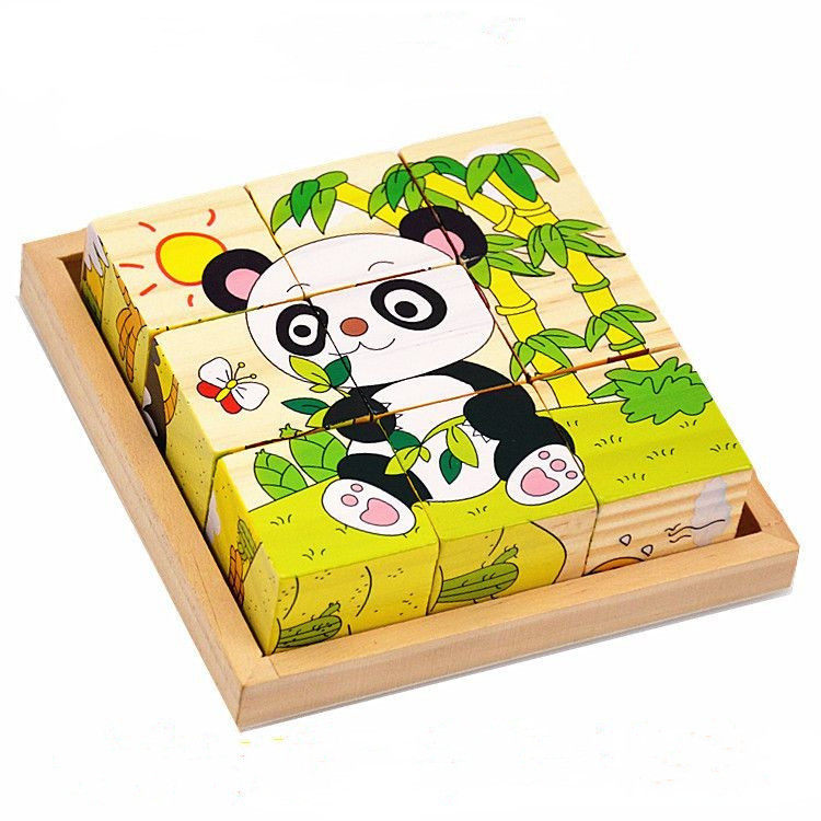 Kindergarten puzzle area material middle class big class small class children area activities put in toy area corner language area