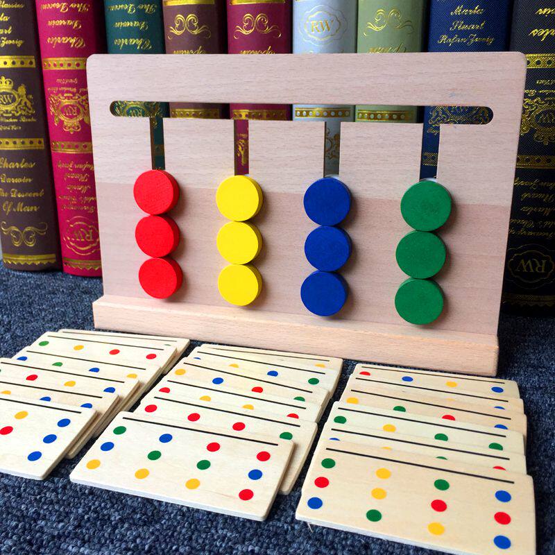 Kindergarten puzzle area materials middle class, big class and small class children's area activities put in the toy area corner math area