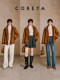 Cokeya/Coffee-Colored Melard~ Suede Lambskin Fur Integrated Reversible Thickened Fur Jacket for Women
