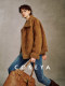 Cokeya/Du Se Gallery~Sheep Wool Suede Stand-Up Collar Short Loose Long-Sleeved Jacket Fur Outwear for Women Winter