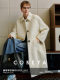 Cokeya/Inca Group Inca~ Alpaca Wool Mid-Length White Long-Sleeved Woolen Coat for Women in Spring